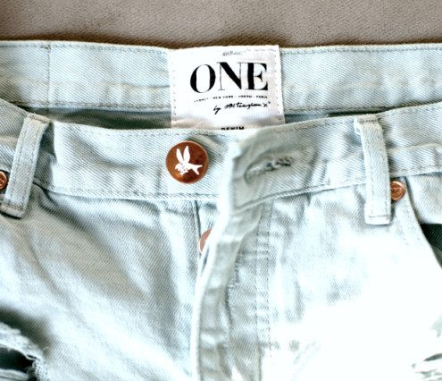 One Teaspoon - Mickey Bandits - distressed denim shorts