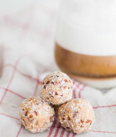 RECIPE: no-bake peanut butter power balls - Bikinis & Passports