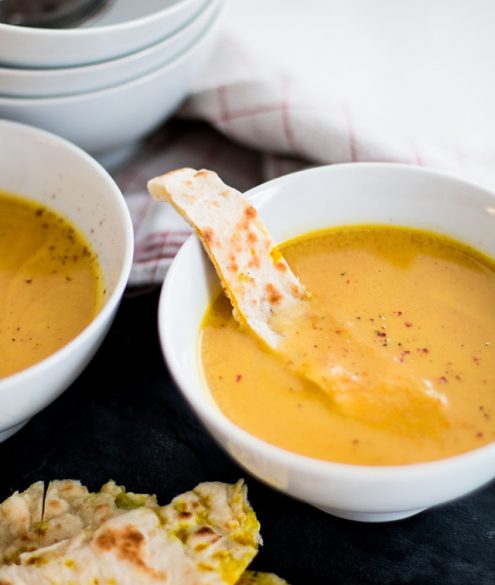 recipe: curried sweet potato & pumpkin soup - Bikinis & Passports