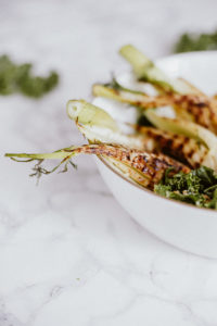 Winter Kale Salad with Grilled Fennel Recipe | Bikinis & Passports